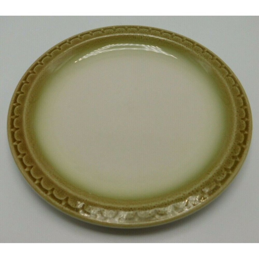 Syracuse China Cinnamon Design Dinner Plate USA 7-F   9-5/8" wide
